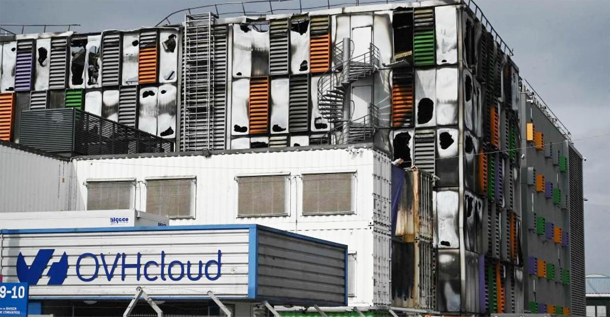 Пожар в облачном дата центре