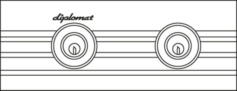 Двухключевой сейф DK