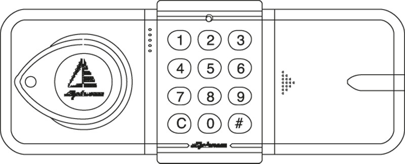 Сейф с одним электронным замком EN