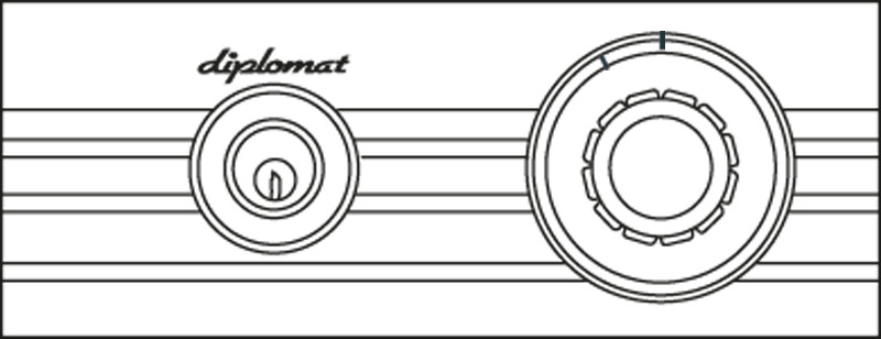 Сейф с ключом и сменяемым замком SKCC