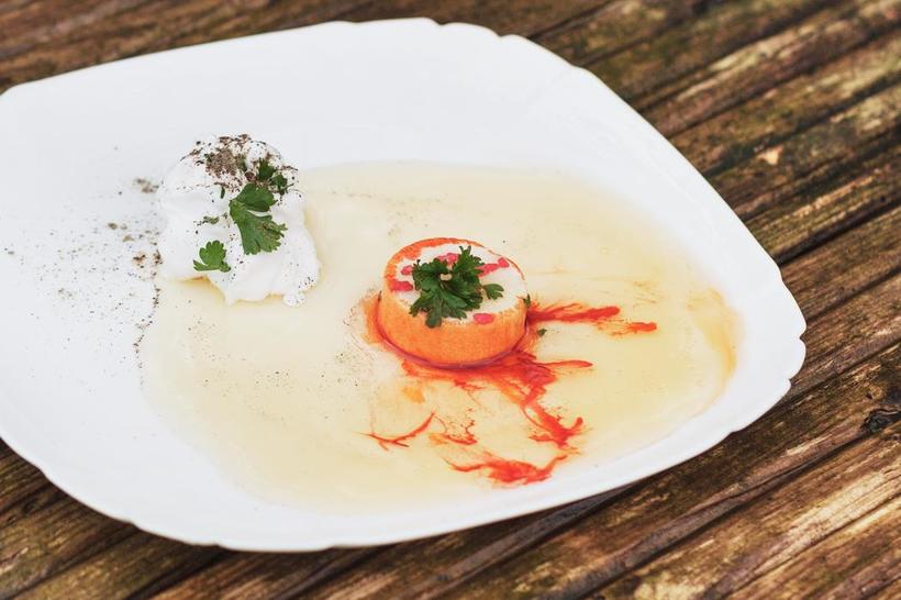 Блюдо элитного ресторана