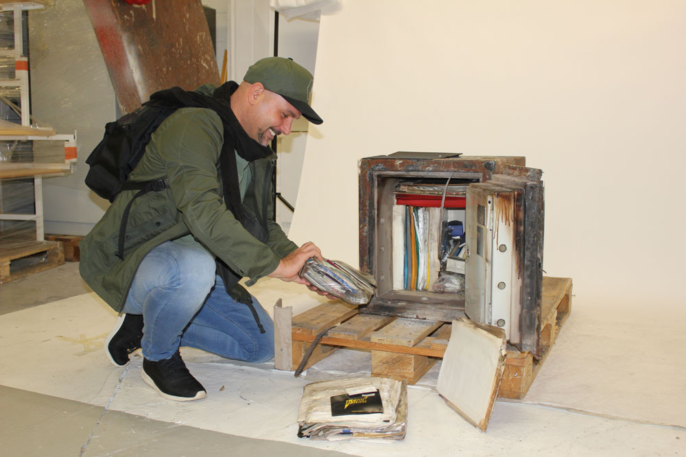 После пожара - сейф KASO