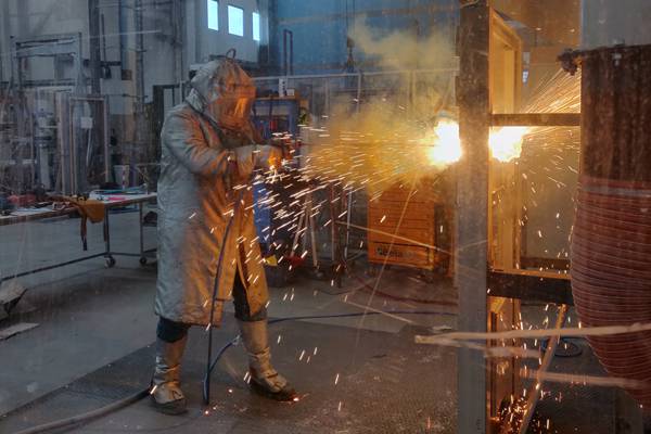 Испытание KASO кислородным копьём