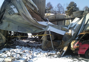 Последствия пожара в Корее, г. Yangju City