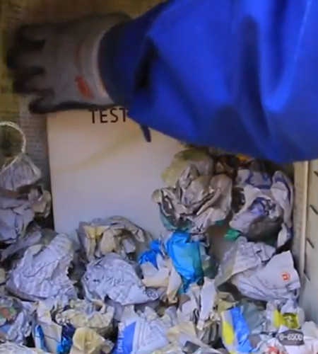 фото содержимого сейфа после испытания