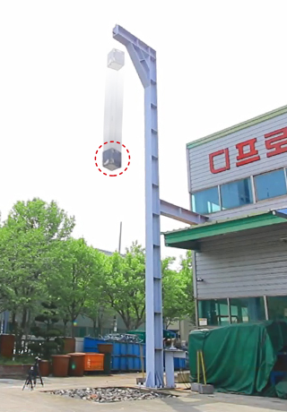 Дроп-тест огнестойкого сейфа