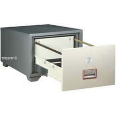 Diplomat DFC1000, DFC - вариант: 1 ящик, DFC - исполнение: Стандартный, DFC - запирание: 1 кл. замок, DFC - оборудование: Под А4, фото ТРЕЗОР