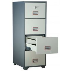 Diplomat DFC4000, DFC - вариант: 4 ящика, DFC - исполнение: Стандартный, DFC - запирание: 1 кл. замок, DFC - оборудование: Под А4, фото , изображение 2ТРЕЗОР
