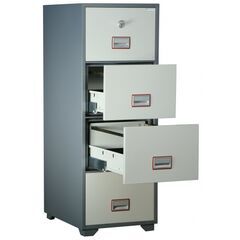 Diplomat DFC4000, DFC - вариант: 4 ящика, DFC - исполнение: Стандартный, DFC - запирание: 1 кл. замок, DFC - оборудование: Под А4, фото , изображение 4ТРЕЗОР