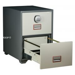 Diplomat DFC2000E, DFC - вариант: 2 ящика, DFC - исполнение: Стандартный, DFC - запирание: 1 эл. замок, DFC - оборудование: Под А4, фото , изображение 2ТРЕЗОР