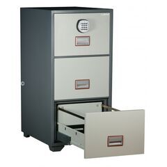 Diplomat DFC3000E, DFC - вариант: 3 ящика, DFC - исполнение: Стандартный, DFC - запирание: 1 эл. замок, DFC - оборудование: Под А4, фото , изображение 2ТРЕЗОР