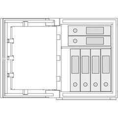 Brixia TRE 3 white левосторонний, Вариант исполнения: Белый левосторонний, фото , изображение 4ТРЕЗОР