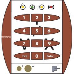 Электронный замок Fichet Win'X, фото ТРЕЗОР