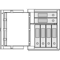 Bordogna Brixia 3 бежевый левосторонний, Вариант исполнения: Бежевый левосторонний, фото , изображение 3ТРЕЗОР